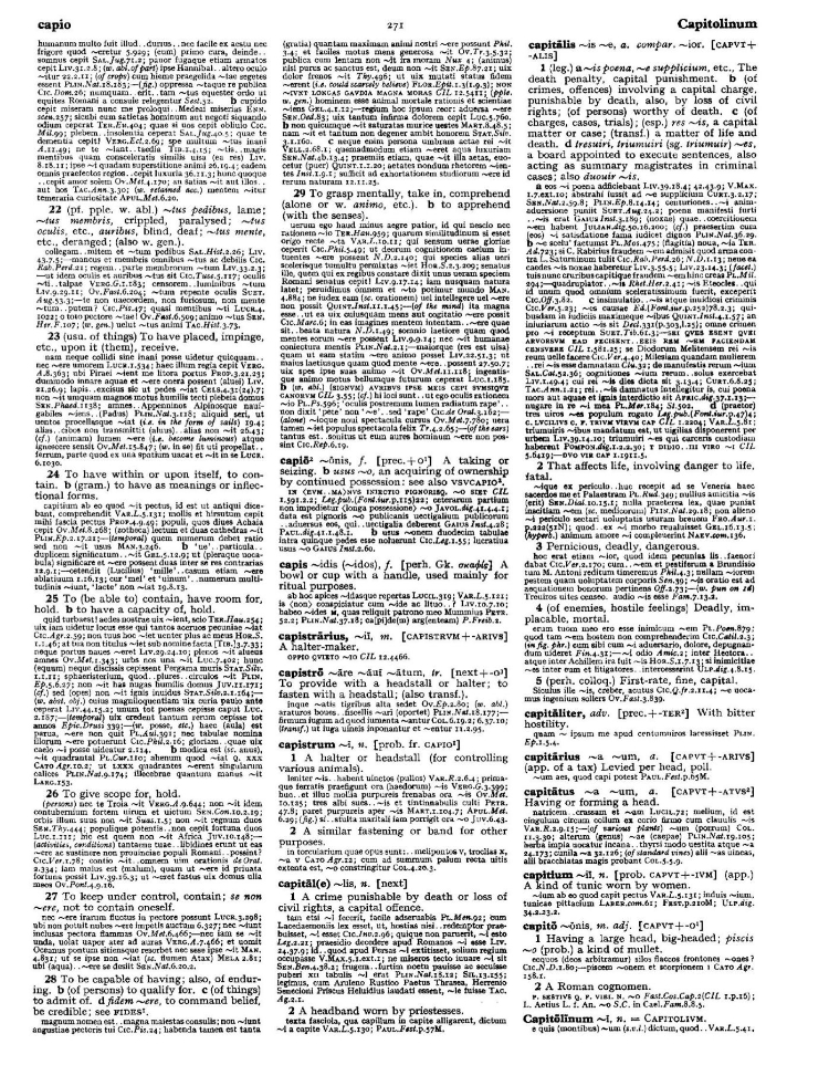 capere (Latin verb) "to capture" Allo Latin