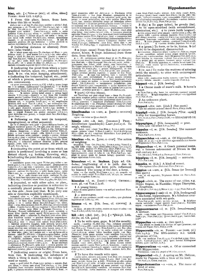 Page from the Oxford Latin Dictionary