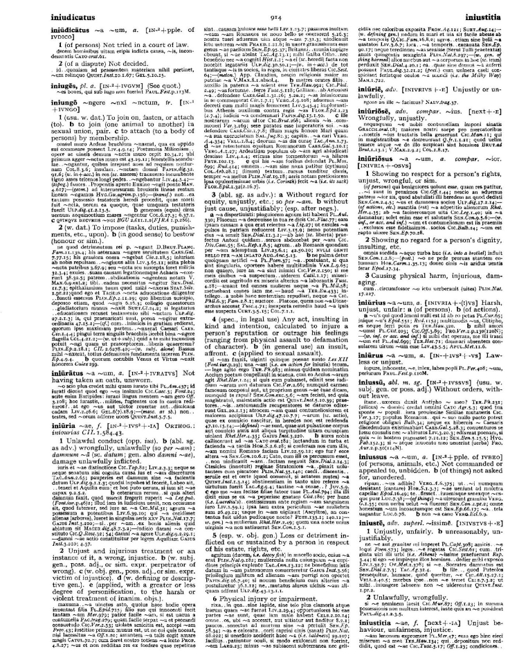 Page from the Oxford Latin Dictionary