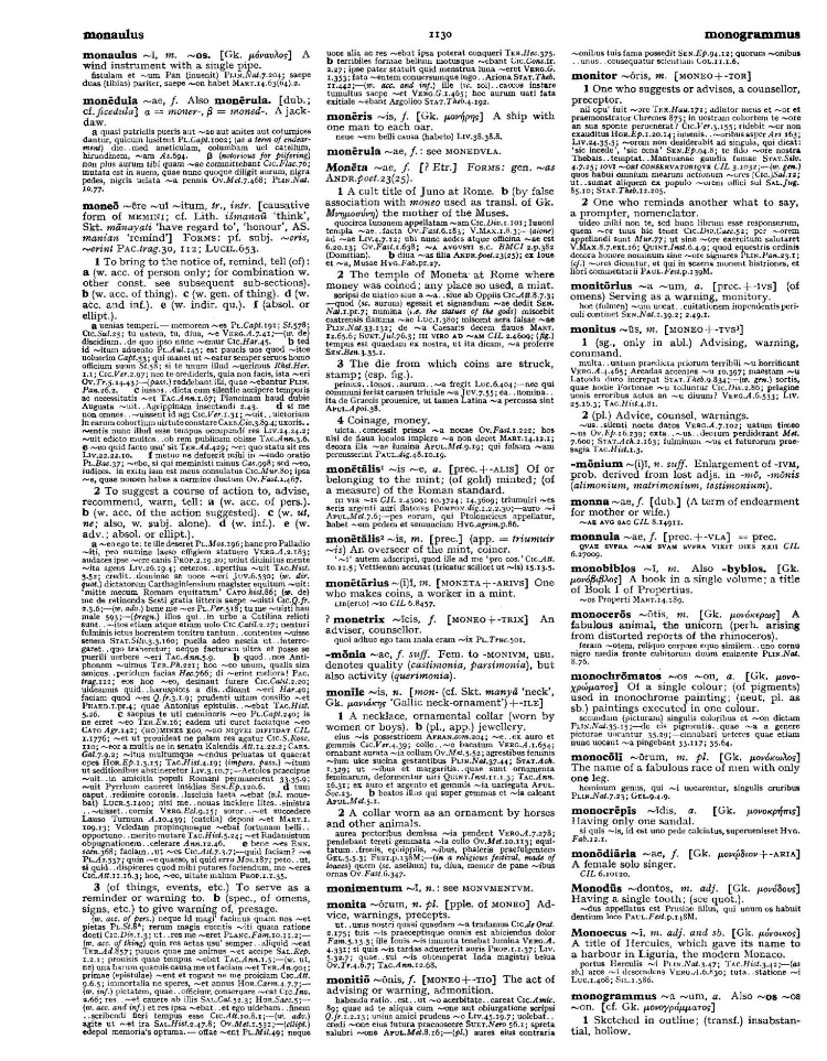 monēre (Latin verb) "to remind" Allo Latin