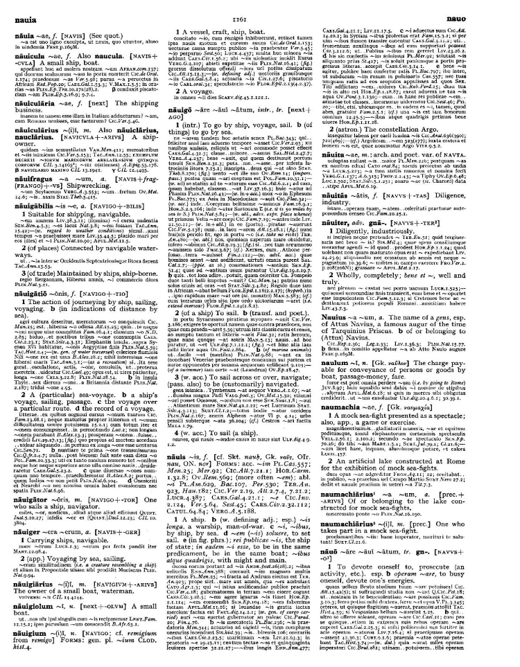 Page from the Oxford Latin Dictionary