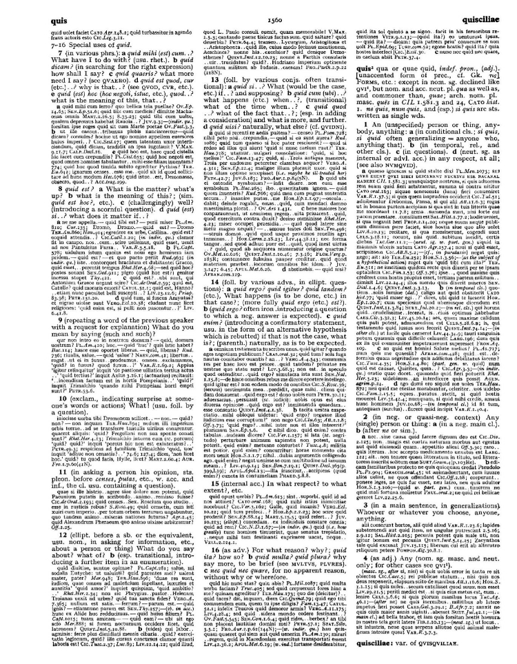 WHAT DOES QUE MEAN IN LATIN visual data 4