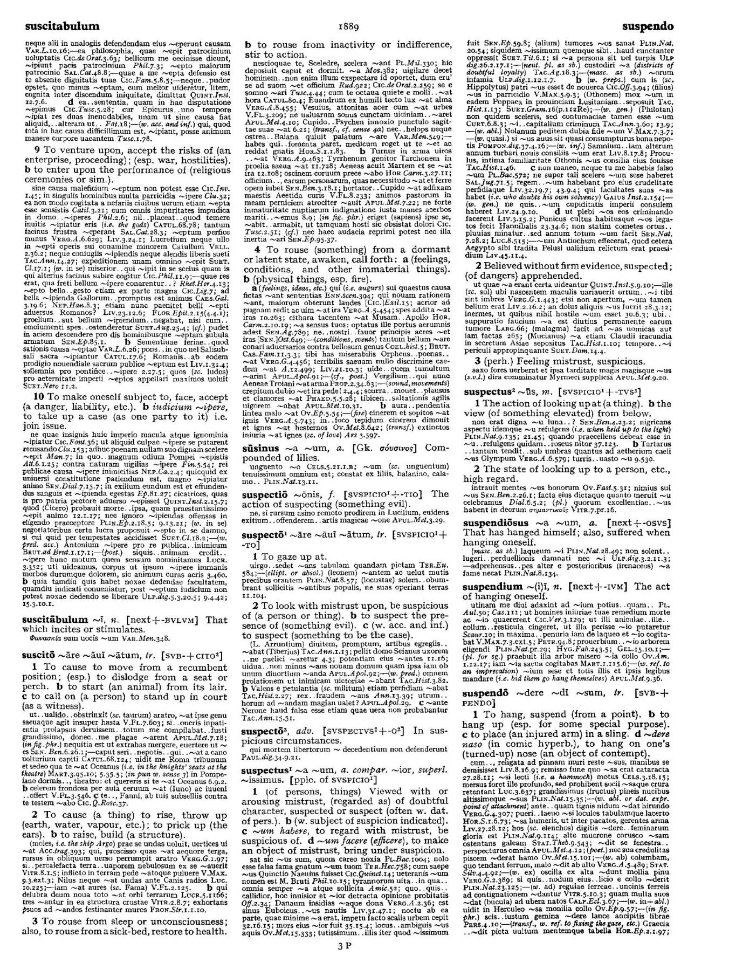 Page from the Oxford Latin Dictionary