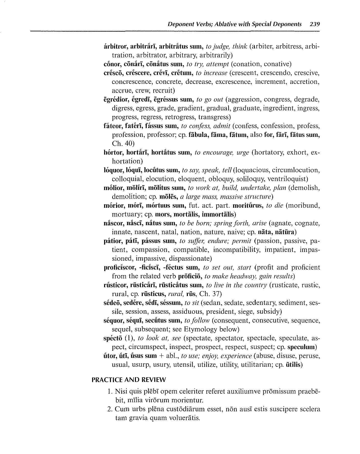 N sc Latin Verb to Be Born Allo Latin
